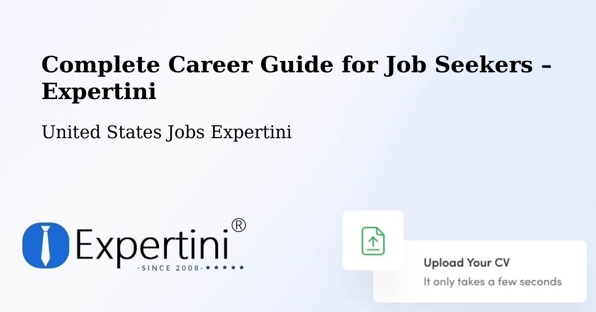 Career Guide for Job Seekers – Hackettstown - Hackettstown, United States Jobs Expertini